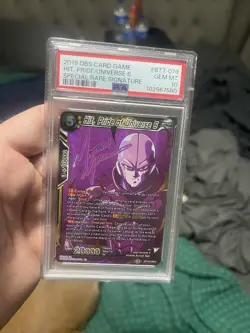 Dragon Ball Super Card Game Hit, Pride Of Universe 6 SPR-S 2019 BT7-79 PSA 10 - Image 1