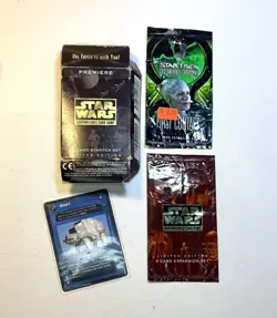 VTG Star Wars Premiere Customizable Card Game 2-Player Starter Set Decipher, ‘95 73000403607 - Image 5