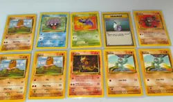 Vintage Pokemon Cards (base Set, Fossil, Near Mint) - Image 1