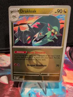 Pokemon Card Drakloak Ascended Heroes 159/217 Dragon Energy Reverse Holo NM+ - Image 1