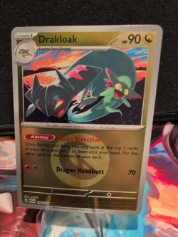 Pokemon Card Drakloak Ascended Heroes 159/217 Dragon Energy Reverse Holo NM+ - Image 2