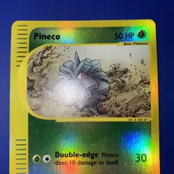 Pokemon Pineco 86/144 Reverse Holo Card Skyridge Set 2003 Vintage NM/LP - Image 3