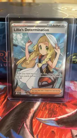 Lillie's Determination Ultra Rare Holo 169/132 Pokemon TCG Card - Image 1
