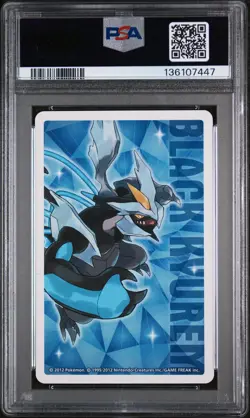 2012 POKEMON BLACK 2 PLAYING CARDS KING OF HEARTS THUNDURUS PSA 9 - Image 2
