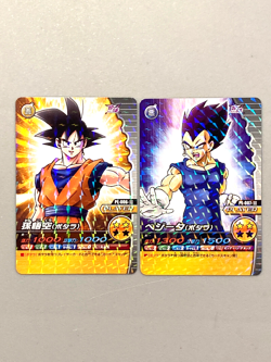 Son Goku and Vegeta Dragon Ball Bakuretsu Impact Bundle of 2 cards Japanese - Image 1