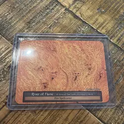 Sorcery Contested Realm TCG Beta unique non foil card RIVER OF FLAME - Image 1