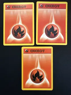 Pokemon TCG WOTC Base Set Energy Cards Vintage Gym Stadium Heroes - Image 4