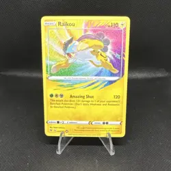 Pokemon Raikou Amazing Rare Vivid Voltage 050/185 Holo 110 HP Card English - Image 1