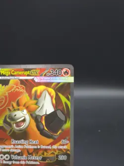 Mega Camerupt ex 156/132 Ultra Rare,Holo ME01: Mega Evolution Pokemon Card - Image 3