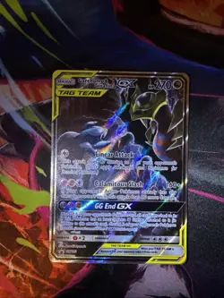 Pokemon TCG Garchomp & Giratina GX SM193 Sun & Moon Promo Card Near Mint - Image 1