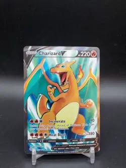 Charizard V 153/172 Brilliant Stars NM Full Art NM Pokemon Card - Image 1