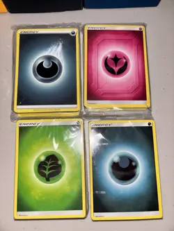 4 New SEALED Pokemon Energy Cards from WF,BB,MEGA ETBS - Image 1
