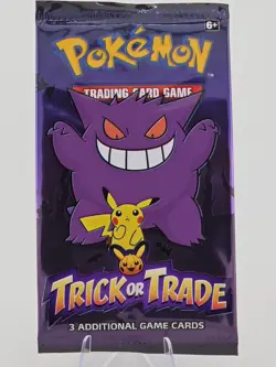 Pokemon Trading Cards Unopened Pack “Trick Or Trade” 3 Cards Pokemon - Image 1