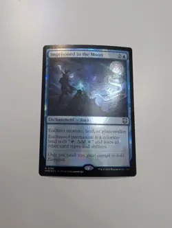 MTG - Imprisoned in the Moon (Ripple Foil) - Commander: Modern Horizons 3 NM/M - Image 1