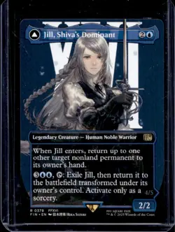 2025 Magic Final Fantasy Jill Shiva's Dominant Shiva Warden of Ice BL Rare #0378 - Image 1