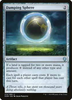Magic The Gathering MTG DAMPING SPHERE Dominaria NM Near Mint - Image 1