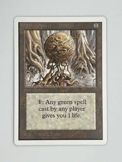 MTG WOODEN SPHERE Unlimited Edition Regular MT+ Magic The Gathering - Image 1