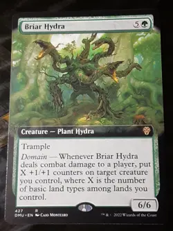 Briar Hydra Extended Art , Dominaria United ,NM,MTG,FREE SHIPPING - Image 1