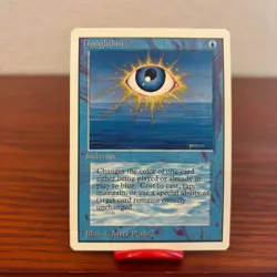 Magic the Gathering MTG Unlimited Thoughtlace NM - Image 1