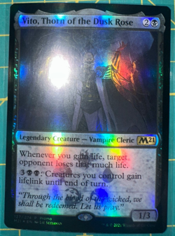 MTG Vito, Thorn of the Dusk Rose Unique & Misc. Promos 127/274 Foil Rare - Image 1