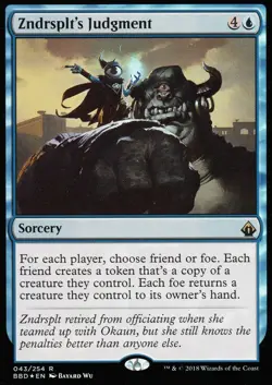 Zndrsplt's Judgment FOIL | NM | Battlebond | Magic MTG - Image 1