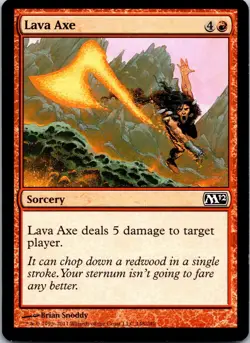 Magic: The Gathering Sorcery Lava Axe Lava Axe Common Regular - Image 1