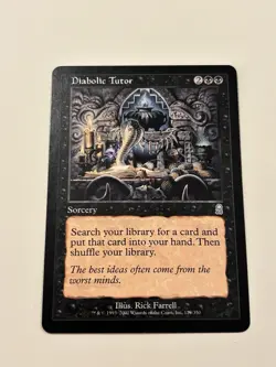 MTG Diabolic Tutor Odyssey #129 Mint - Image 1