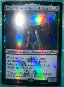 MTG Vito, Thorn of the Dusk Rose Unique & Misc. Promos 127/274 Foil Rare - Image 1
