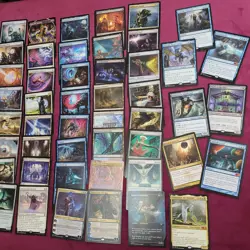 Special Request Custom Commander Deck = Scifi Skyrim Rares Mythic EsperDragonMTG - Image 2