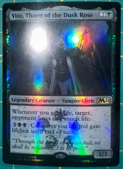 MTG Vito, Thorn of the Dusk Rose Unique & Misc. Promos 127/274 Foil Rare - Image 1