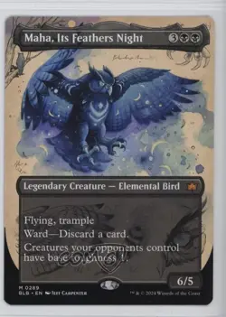 Field Notes Showcase - Maha Its Feathers Night Magic: Bloomburrow BLB #0289 - Image 1