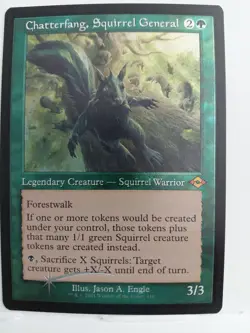 Chatterfang, Squirrel General (Retro Frame) (Foil Etched) Modern Horizons 2 Foil - Image 1