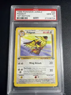 Pokemon Pidgeot Jungle 1st Edition Psa 10 #24 - Image 1