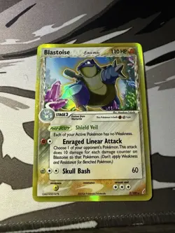 Pokemon Blastoise Delta Species Holo Rare Card Crystal Guardians 2/100 English - Image 3