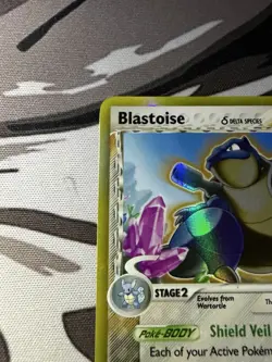 Pokemon Blastoise Delta Species Holo Rare Card Crystal Guardians 2/100 English - Image 4