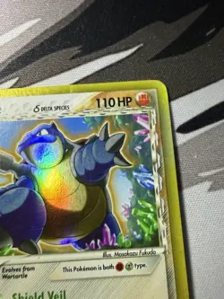 Pokemon Blastoise Delta Species Holo Rare Card Crystal Guardians 2/100 English - Image 5
