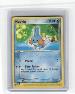 Mudkip Ruby and Sapphire Common Pokemon Near Mint or Better - Image 1