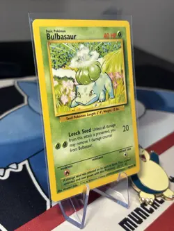 Pokemon Bulbasaur 44/102 BS Base Set Unlimited LP/NM - Image 2