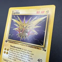 Pokemon TCG Zapdos 1st Edition - Fossil 30/62 Vintage LP - Image 3