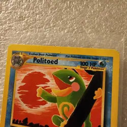 POKEMON POLITOED 27/75 TRADING CARD - Image 2