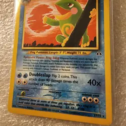 POKEMON POLITOED 27/75 TRADING CARD - Image 3