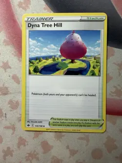 Dyna Tree Hill Uncommon SWSH06: Chilling Reign 135/198 NM English Pokemon Card - Image 1