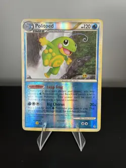 Pokemon TCG 2010 Politoed 7/95 Unleashed Reverse Holo - Image 1