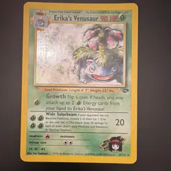 Pokemon Erika's Venusaur Gym Challenge 4/132 Holo Rare Unlimited English MP - Image 1