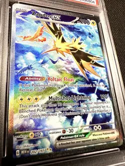 2023 Pokemon 151 Zapdos ex Special Illustration Rare #202 Mint PSA 9 - Image 3