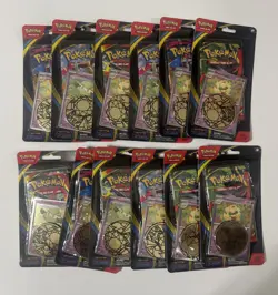 Pokemon Mega Evolution Phantasmal Flames Blister Booster Pack 12 Pack Lot Sealed - Image 1