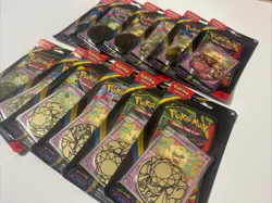 Pokemon Mega Evolution Phantasmal Flames Blister Booster Pack 12 Pack Lot Sealed - Image 2