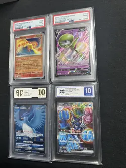 Pokemon Slab Lot of 4 Articuno, Moltres, Gardevoir V And Palafin - Image 1
