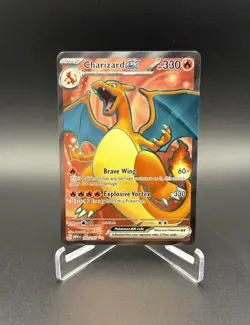 Charizard EX #183 Ultra Rare Full Art Pokemon TCG Scarlet & Violet 151 - Image 4