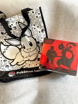 Pokemon TCG Destined Rivals POKEMON CENTER Elite Trainer Box ETB - w/ Pika Bag! - Image 1